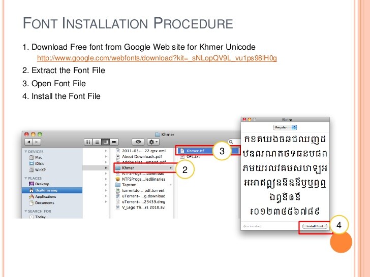 download khmer font for mac